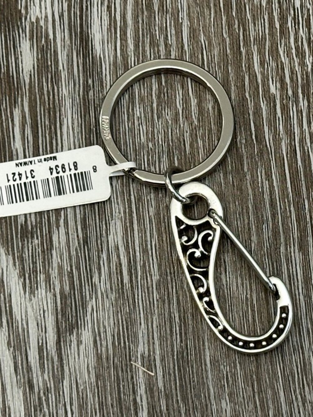 NWT Brighton Keychain Key Fob Ring Chain Clip Beautiful! - Picture 2 of 8